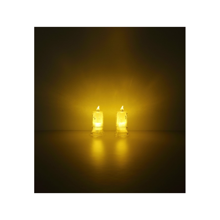 Globo - SET 2x LED-Kerze LED/0,25W/3xLR1130