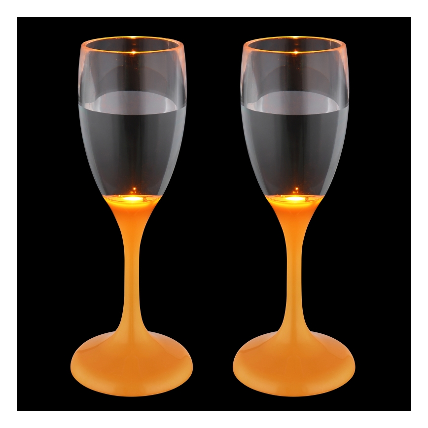 Globo - SET 2x LED-Becher LED/0,06W/2xCR2032