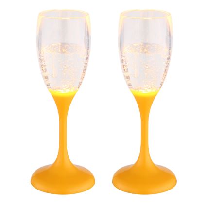 Globo - SET 2x LED Bicchiere LED/0,06W/2xCR2032