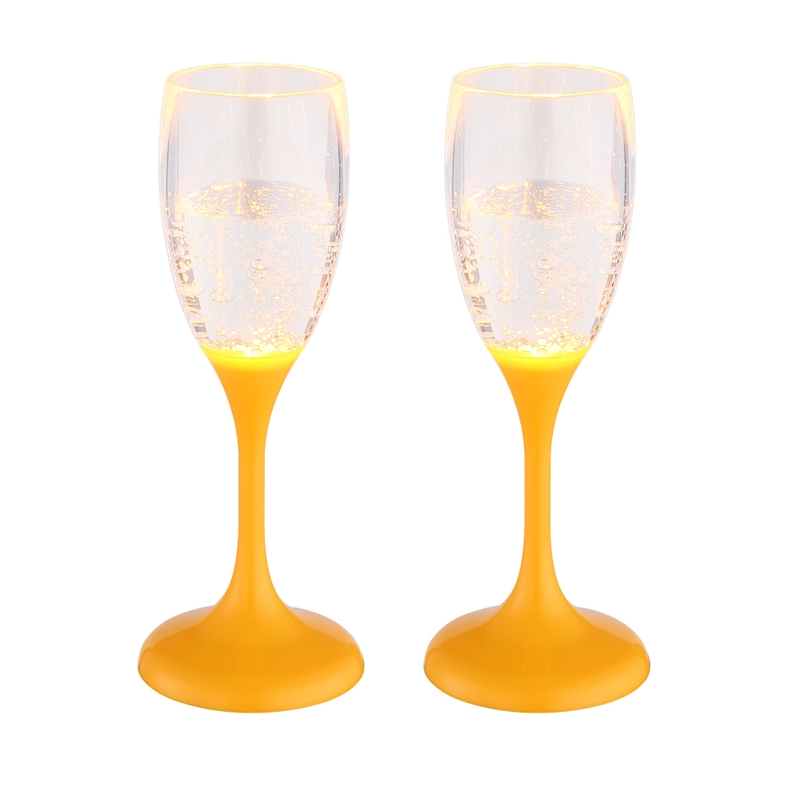 Globo - SET 2x LED Bicchiere LED/0,06W/2xCR2032
