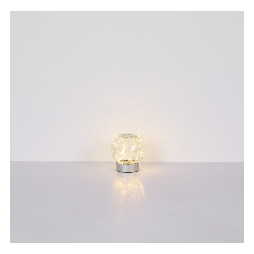 Globo - Lampada da tavolo decorativa ricaricabile a LED 25xLED/0,06W/5V 600 mAh IP44
