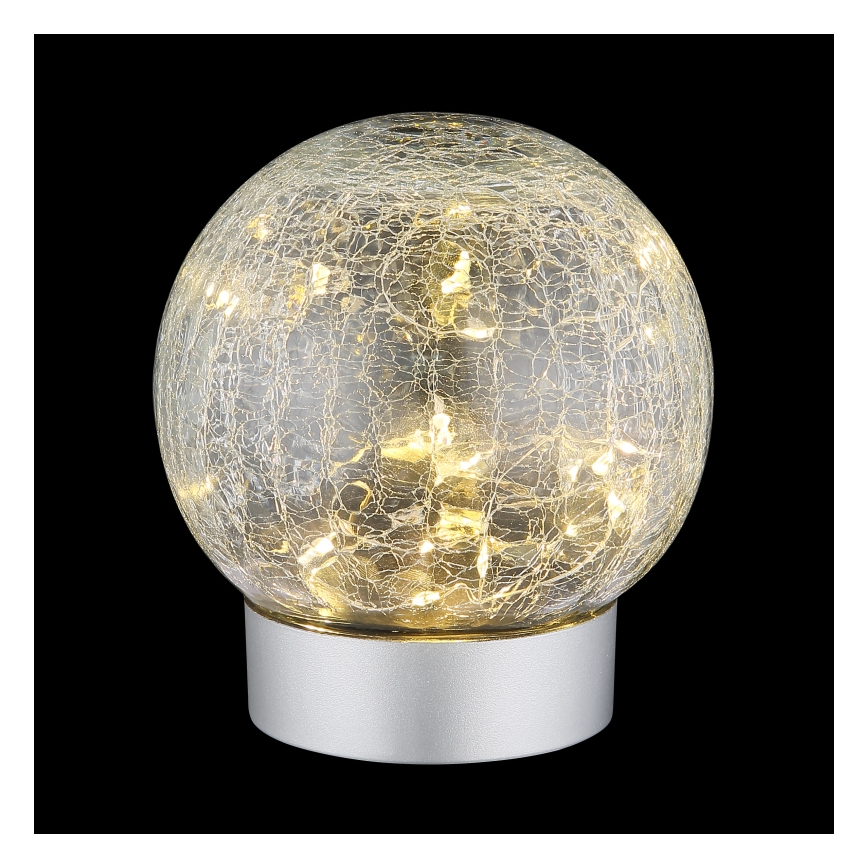 Globo - Lampada da tavolo decorativa ricaricabile a LED 25xLED/0,06W/5V 600 mAh IP44