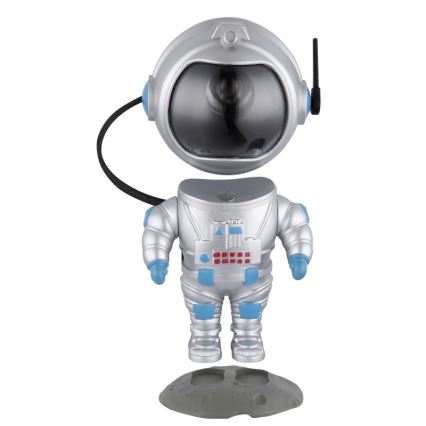 Globo - Lampada da tavolo LED RGB LED/4,5W/5V astronauta argento