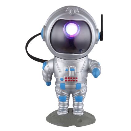 Globo - LED RGB Lampada da tavolo LED/4,5W/5V astronauta argento