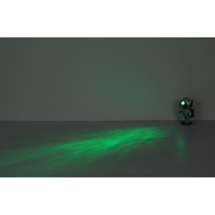 Globo - LED RGB Lampada da tavolo LED/4,5W/5V astronauta argento