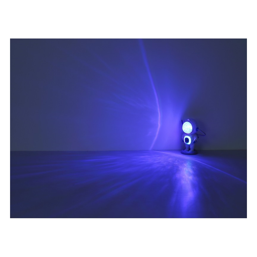 Globo - Lampe de table RGB LED/6W/5V astronaute blanc