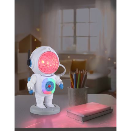 Globo - LED RGB Tischleuchte LED/6W/5V Astronaut weiß