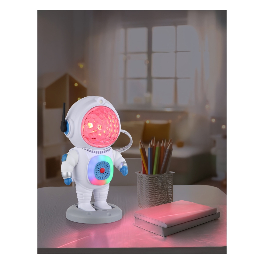 Globo - LED RGB Tischleuchte LED/6W/5V Astronaut weiß