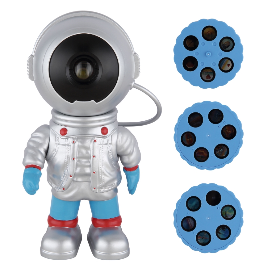 Globo - Proiettore LED dimmerabile LED/3W/5V a forma di astronauta