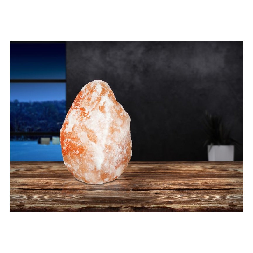GLOBO 2834 - Lampe de sel de l'hymalaya STONE 1xE14/15W/230V 8,77 kg