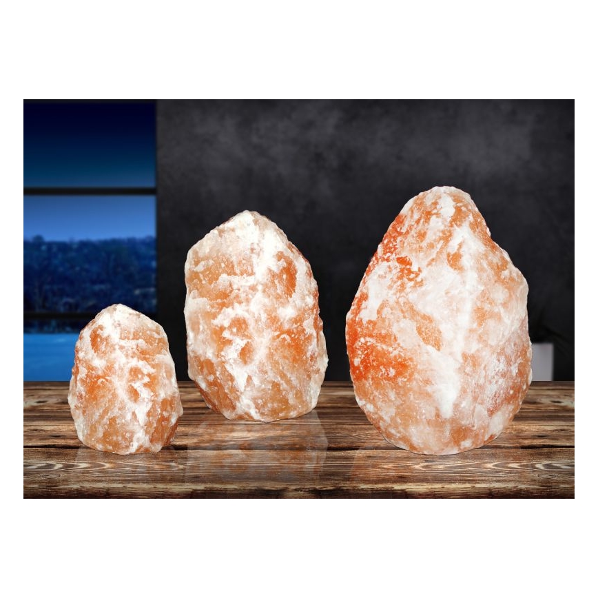 GLOBO 2834 - Lampe de sel de l'hymalaya STONE 1xE14/15W/230V 8,77 kg