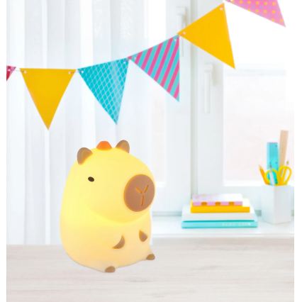Globo - LED RGBW dimmbares wiederaufladbares Kinder-Nachtlicht LED/1,5W/5V 1200 mAh Capybara