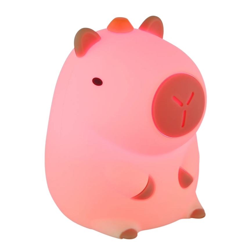 Globo - LED RGBW dimmbares wiederaufladbares Kinder-Nachtlicht LED/1,5W/5V 1200 mAh Capybara