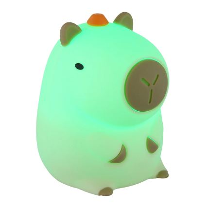 Globo - LED RGBW dimmbares wiederaufladbares Kinder-Nachtlicht LED/1,5W/5V 1200 mAh Capybara