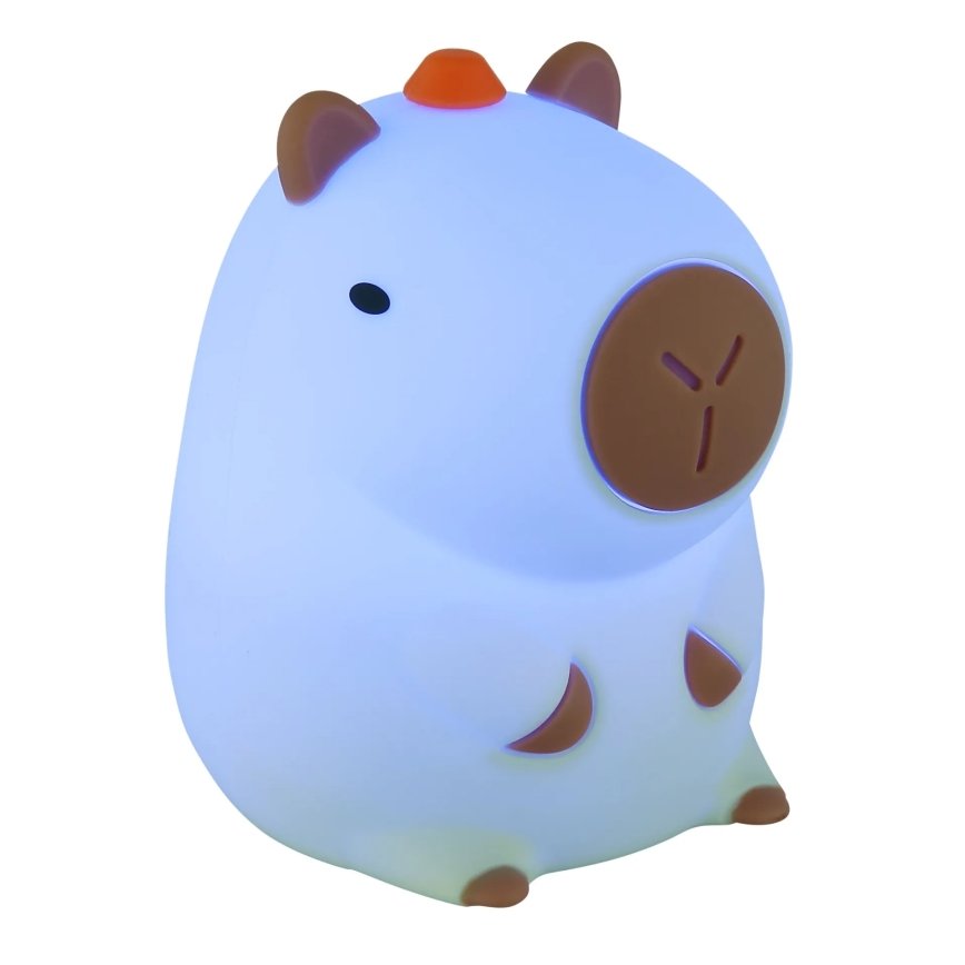 Globo - LED RGBW dimmbares wiederaufladbares Kinder-Nachtlicht LED/1,5W/5V 1200 mAh Capybara