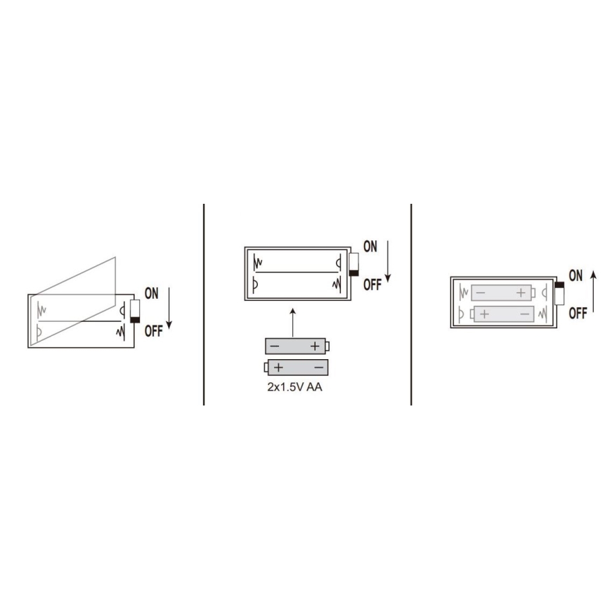 Globo - Catena LED 20xLED/2xAA 2,2m bianco caldo