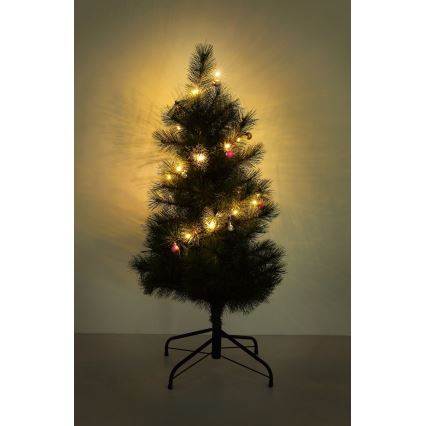 Globo - Guirlande de Noël LED 20xLED/2xAA 2,2m blanc chaud