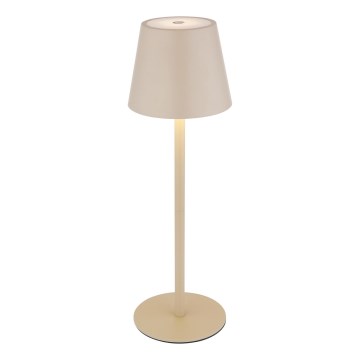 Globo - 3-in-1 wiederaufladbare LED-Tischlampe für den Außenbereich, dimmbar, mit Touch-Bedienung, LED/3W/5V, 3000/4000/5000K, IP54, 1800 mAh