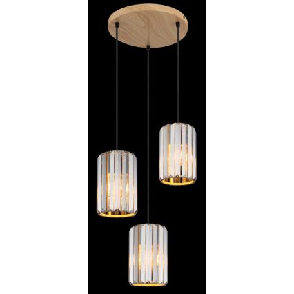 Globo - Suspension filaire 3xE27/60W/230V d. 35 cm