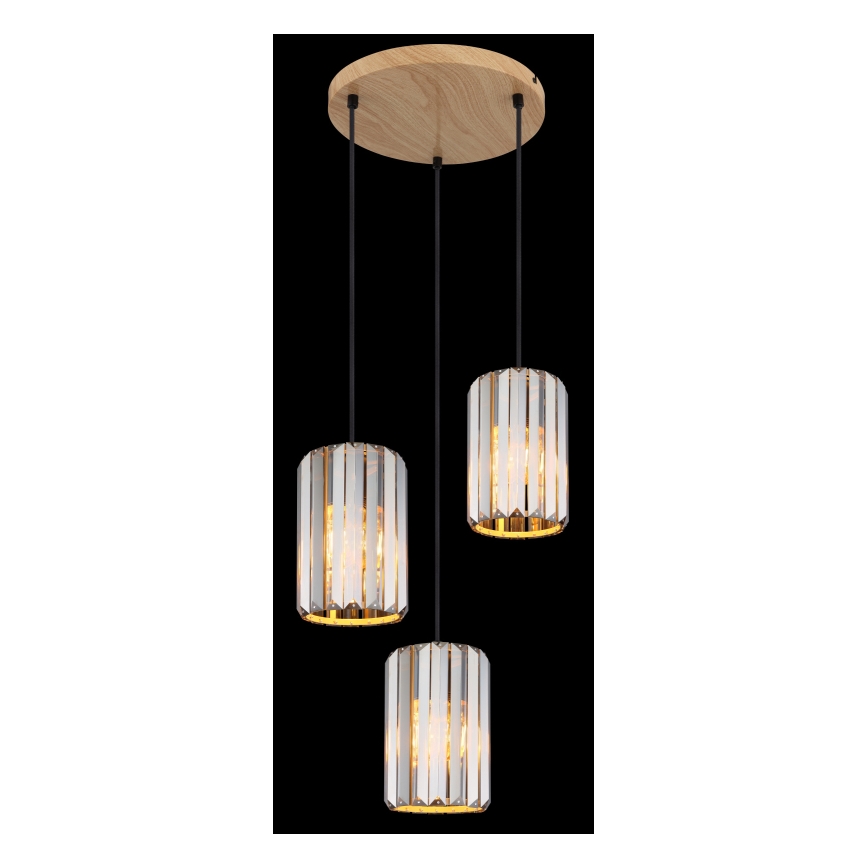 Globo - Suspension filaire 3xE27/60W/230V d. 35 cm