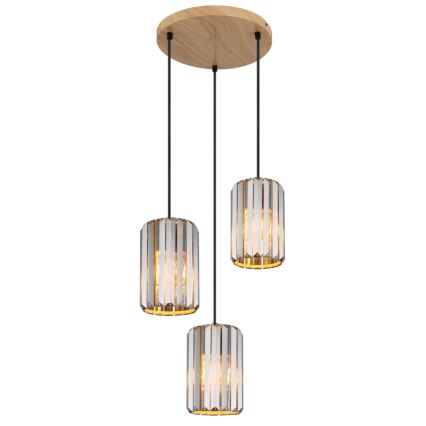 Globo - Suspension filaire 3xE27/60W/230V d. 35 cm