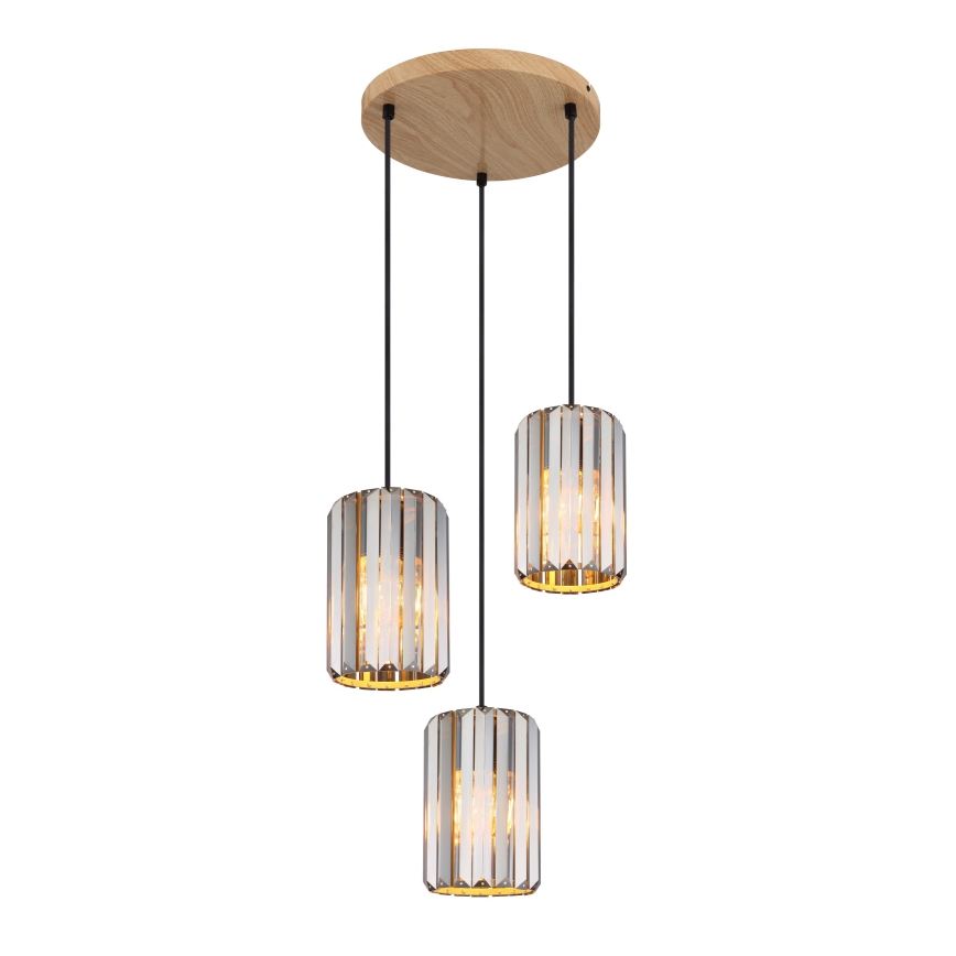 Globo - Suspension filaire 3xE27/60W/230V d. 35 cm
