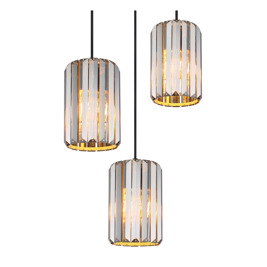 Globo - Suspension filaire 3xE27/60W/230V d. 35 cm
