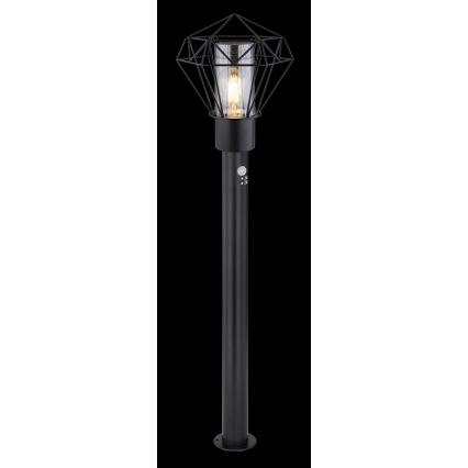 Globo - Lampada da esterno con sensore 1xE27/15W/230V IP44