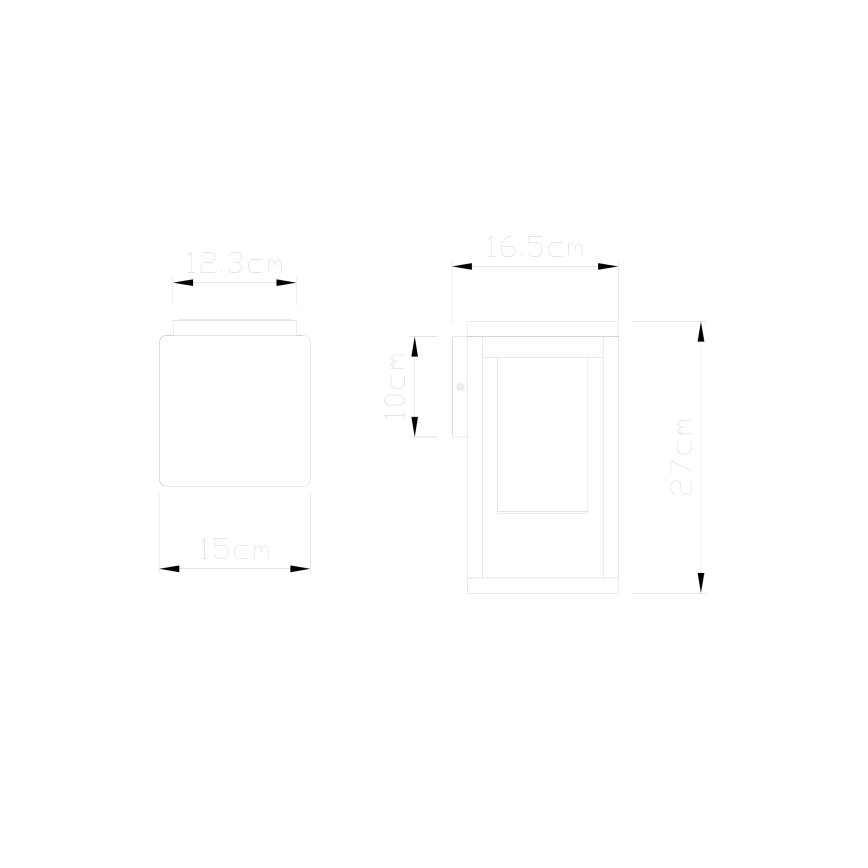 Globo - Applique murale extérieur 1xE27/40W/230V IP44
