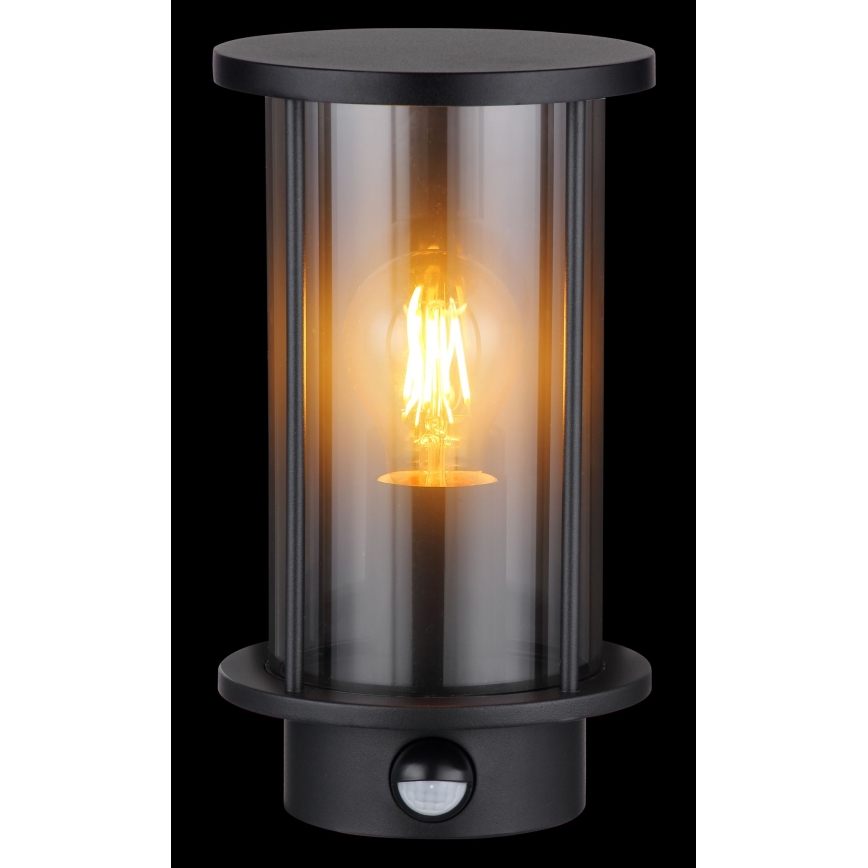 Globo - Applique murale extérieure avec détecteur 1xE27/60W/230V IP54