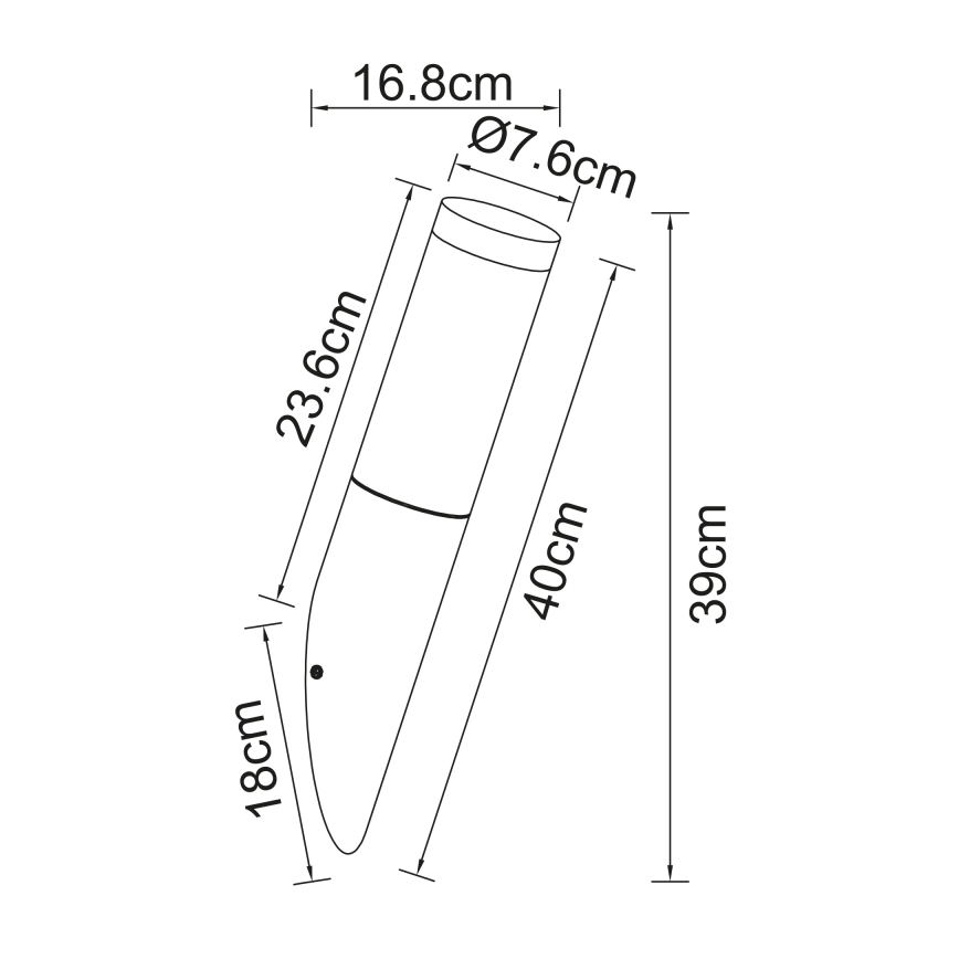 Globo - Applique da esterno 1xE27/60W/230V