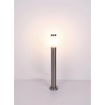 Globo - Außenleuchte 1xE27/23W/230V IP44 80 cm glänzendes Chrom