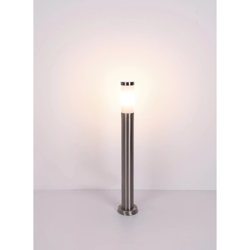 Globo - Außenleuchte 1xE27/23W/230V IP44 80 cm glänzendes Chrom