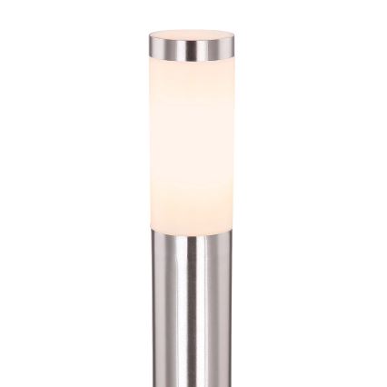 Globo - Außenleuchte 1xE27/23W/230V IP44 80 cm glänzendes Chrom