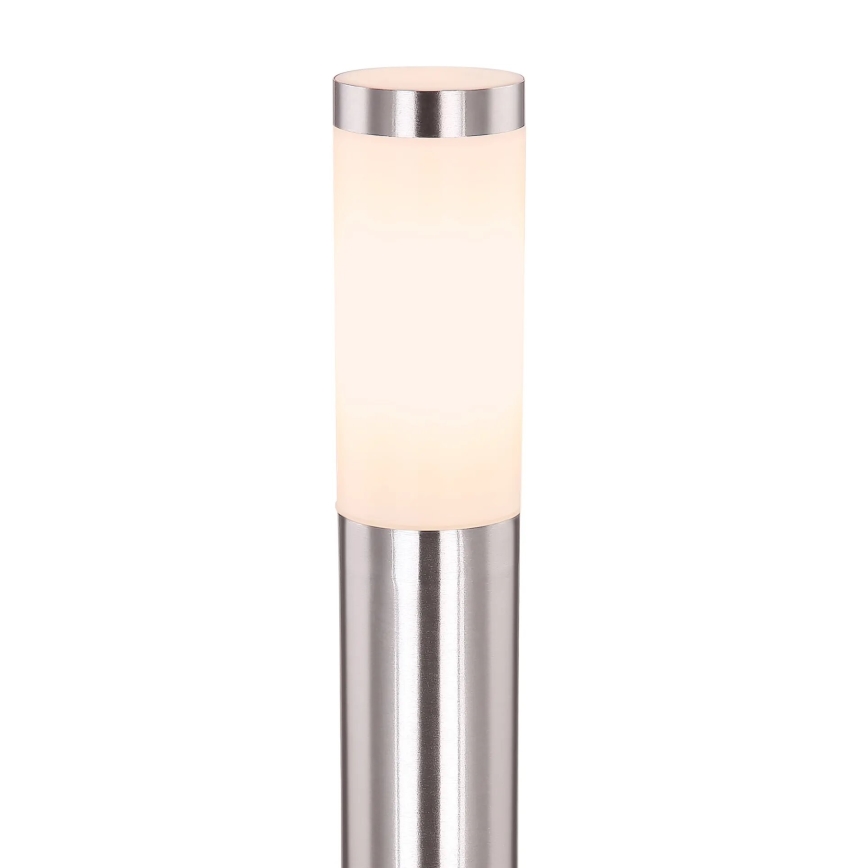 Globo - Lampadaire extérieur 1xE27/23W/230V IP44 80 cm chrome brillant
