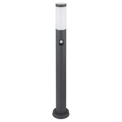 Globo - Auβenleuchte mit Sensor 1xE27/15W/230V IP44 80 cm anthrazit