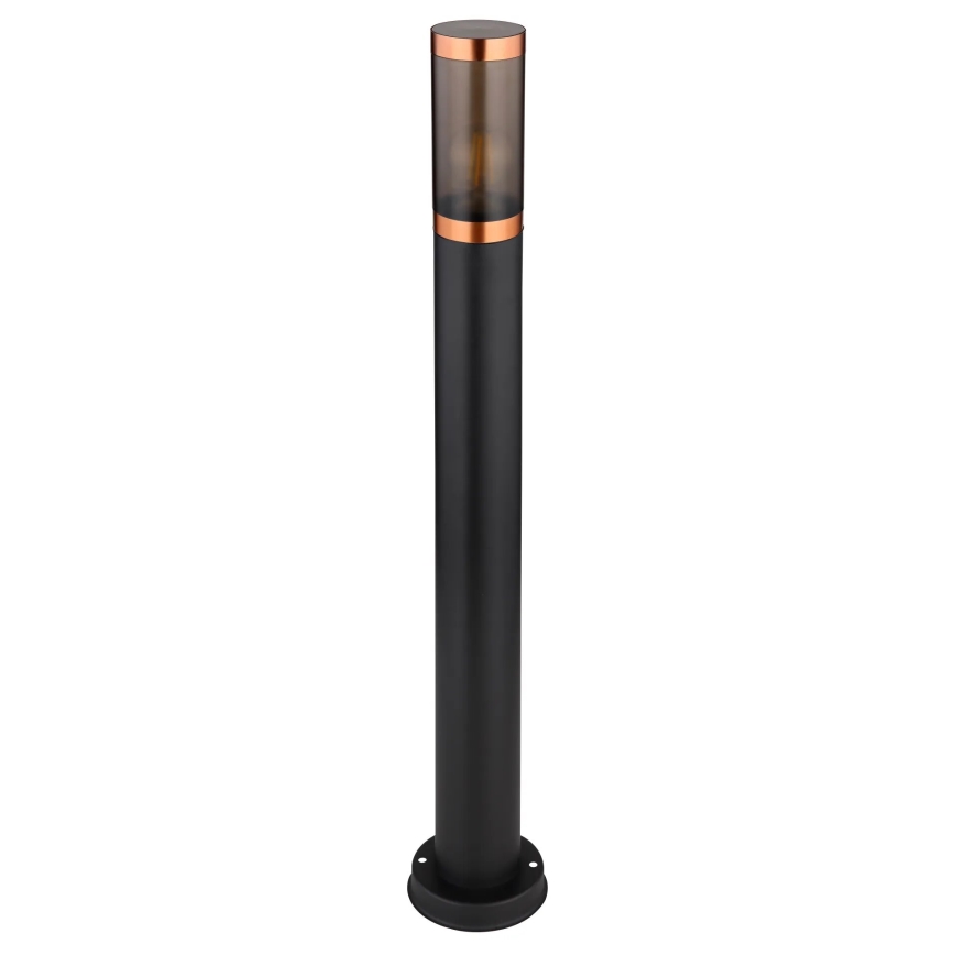 Globo - Lampada da esterno 1xE27/23W/230V IP44 80 cm nero/rame