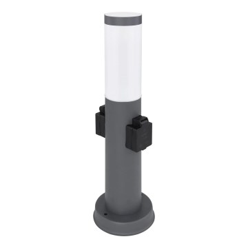 Globo 3158AK - Lampada da esterno con 2 prese BOSTON 1xE27/23W/230V IP44