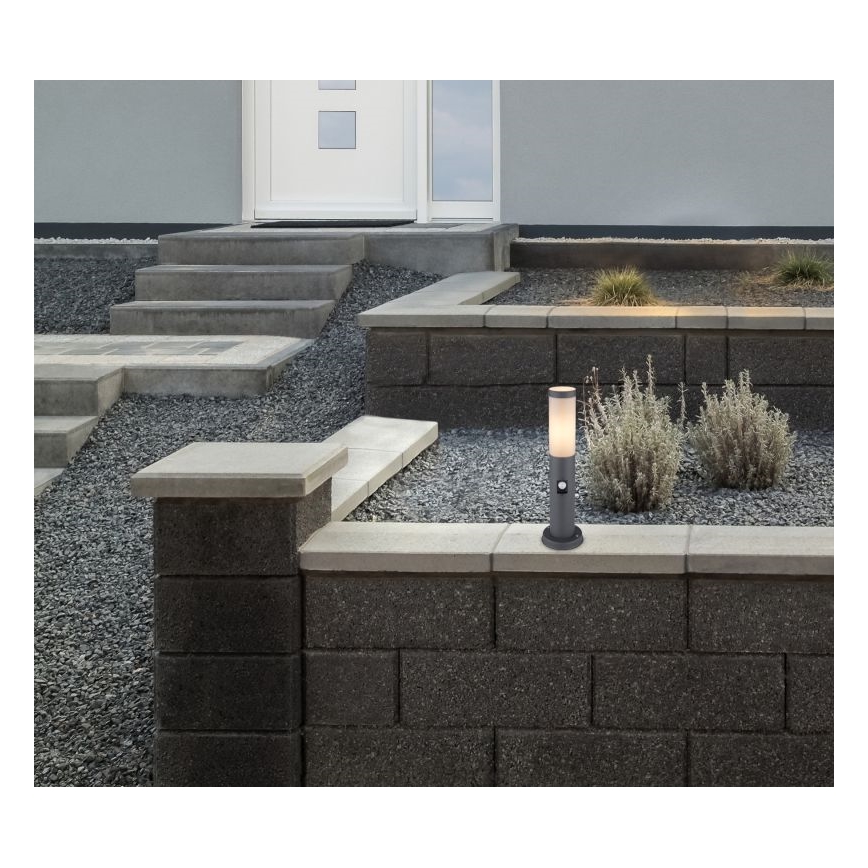 Globo - Lampada da esterno con sensore 1xE27/15W/230V 45 cm IP44