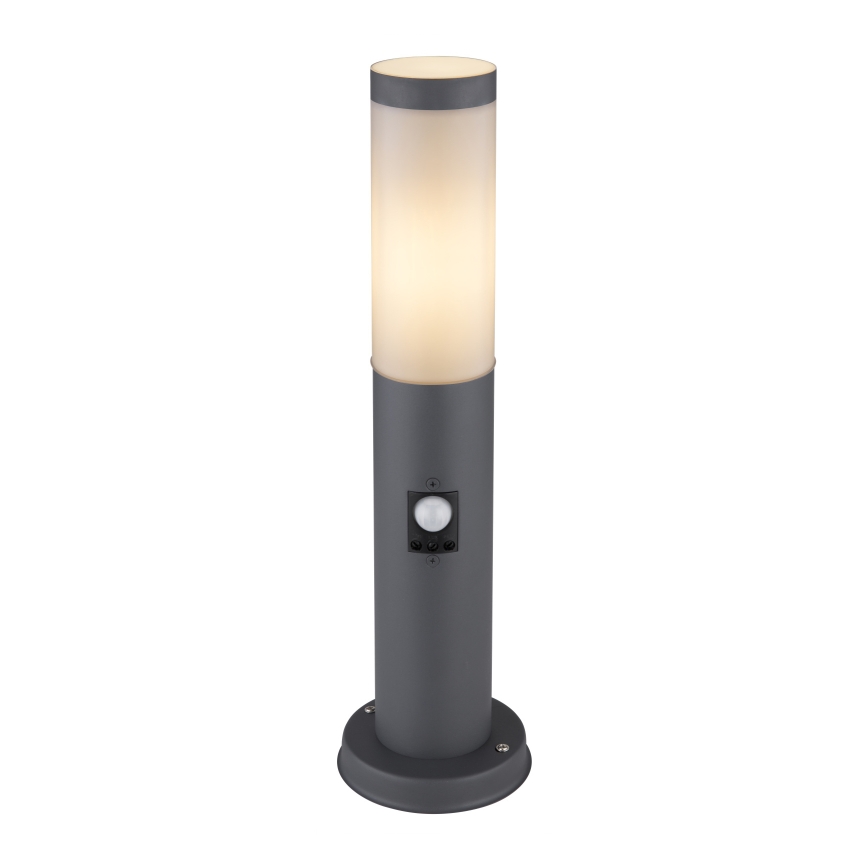 Globo - Lampada da esterno con sensore 1xE27/60W/230V 45 cm IP44
