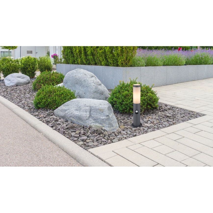 Globo - Lampe d'extérieur avec détecteur 1xE27/15W/230V 45 cm IP44