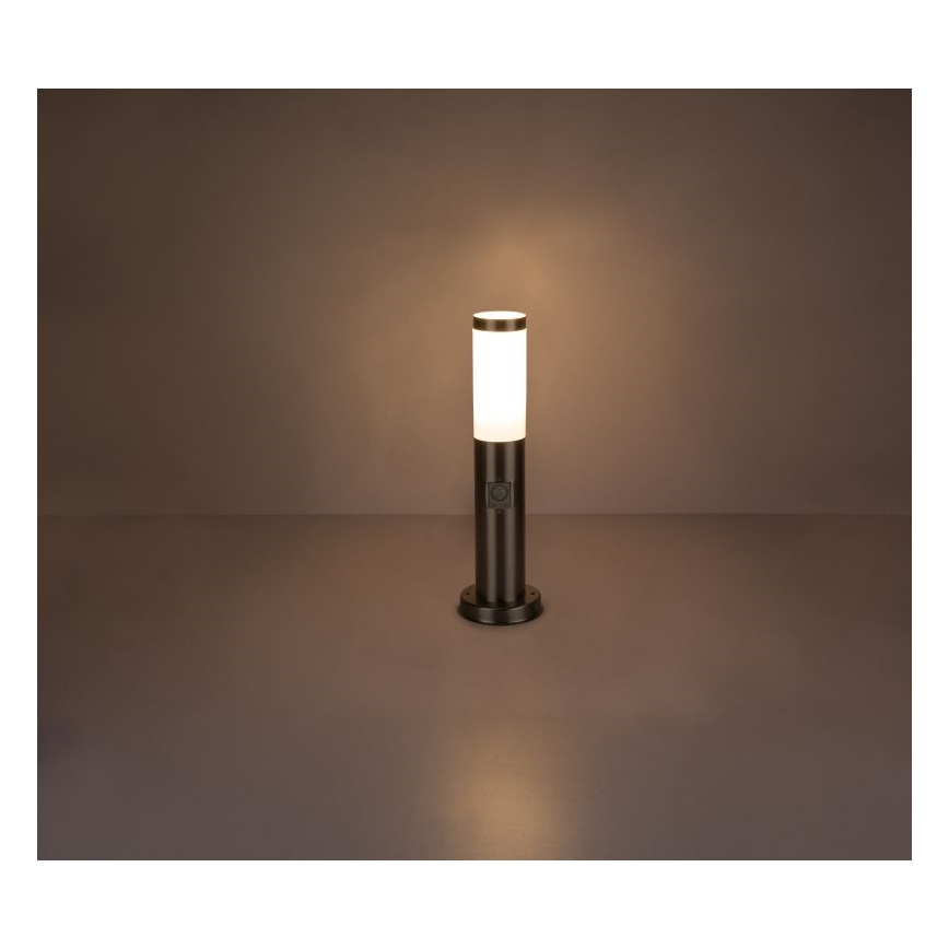 Globo 3158S - Lampadaire extérieur avec détecteur 1xE27/60W/230V IP44