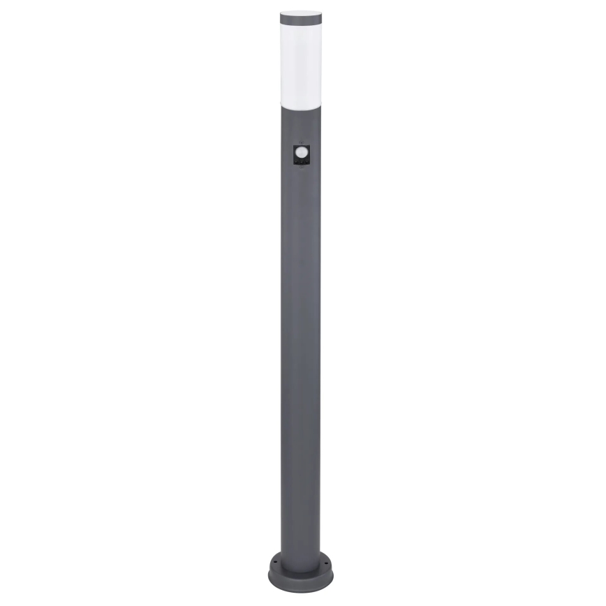 Globo - Lampe extérieure avec détecteur 1xE27/15W/230V IP44 110 cm anthracite