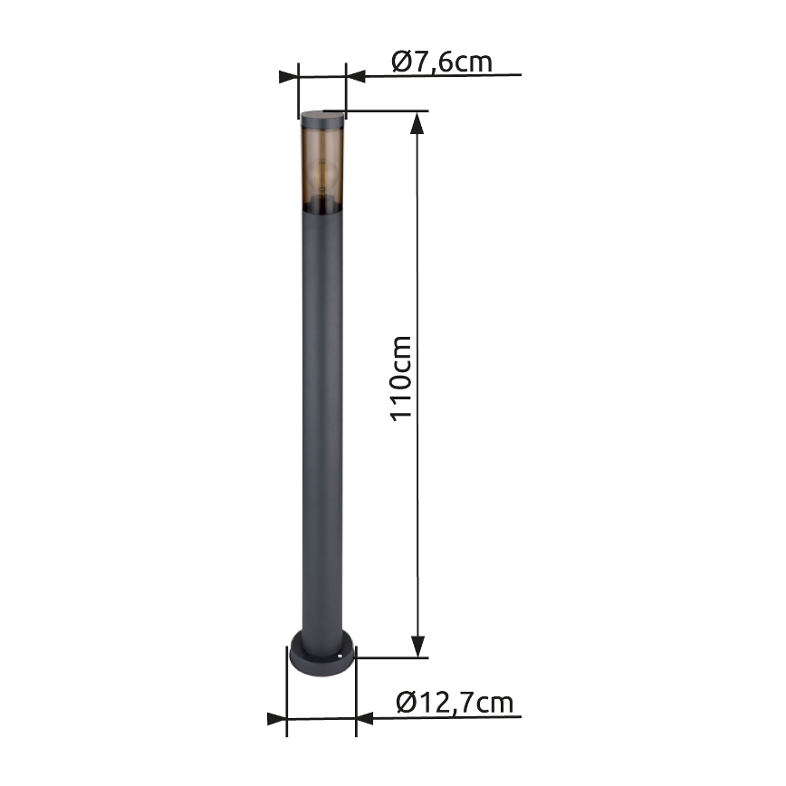 Globo - Lampe d'extérieur 1xE27/23W/230V 110 cm IP44