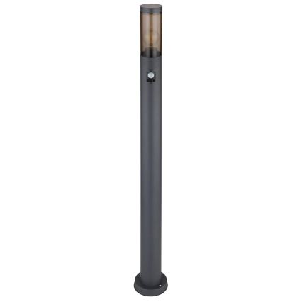 Globo - Lampada da esterno con sensore 1xE27/15W/230V IP44 110 cm nero
