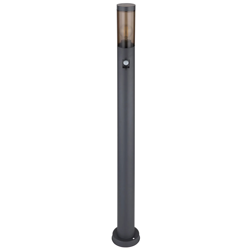Globo - Lampada da esterno con sensore 1xE27/15W/230V IP44 110 cm nero