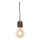 Globo 31760146 - Suspension filaire TRONCO 1xE27/40W/230V
