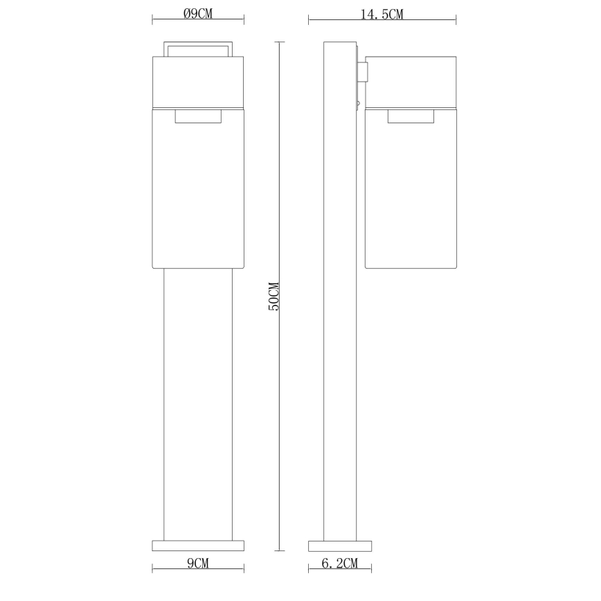 Globo - Außenleuchte 1xE27/40W/230V 50 cm IP44