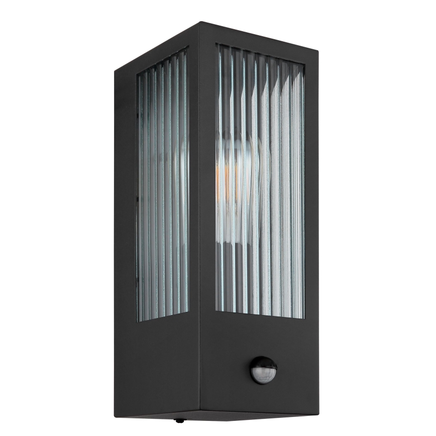 Globo Applique con sensore 1xE27/60W/230V IP44