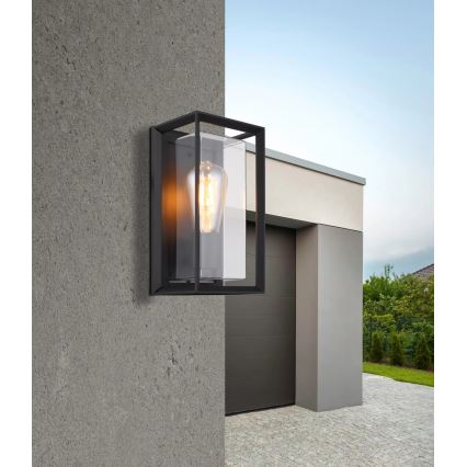 Globo - Applique da esterno 1xE27/60W/230V IP44 nero